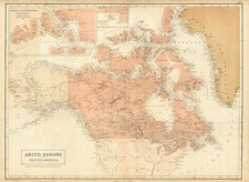World, Polar Maps, Alaska and Canada Map By Adam & Charles Black