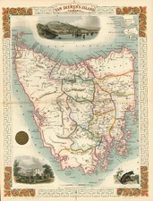 Australia & Oceania and Australia Map By John Tallis