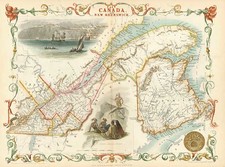 Canada Map By John Tallis