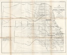 Midwest and Plains Map By General Land Office