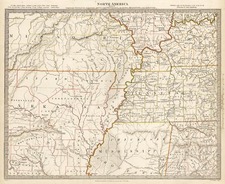 South, Midwest and Plains Map By SDUK