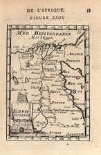 Africa and North Africa Map By Alain Manesson Mallet