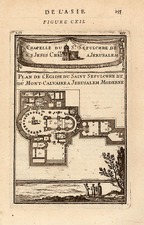 Asia and Holy Land Map By Alain Manesson Mallet