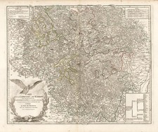 Europe, France and Poland Map By Gilles Robert de Vaugondy