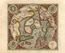 World, World, Polar Maps and Alaska Map By Gerard Mercator