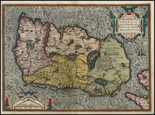 Ireland Map By Abraham Ortelius