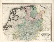 Norddeutschland Map By Daniel Lizars