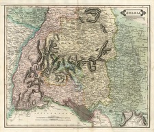 Europe and Germany Map By Daniel Lizars