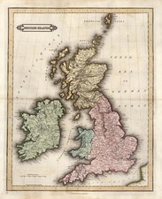 Europe and British Isles Map By Daniel Lizars