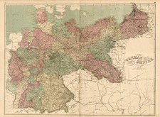 Europe, Poland, Baltic Countries and Germany Map By J. David Williams