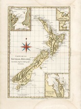 Australia & Oceania and New Zealand Map By Rigobert Bonne