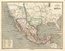 Texas, Southwest, Rocky Mountains and California Map By Francesco Pagnoni