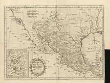 Texas, Southwest, Mexico and California Map By Strahan  &  Cadell