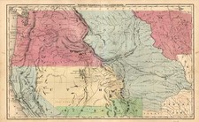 Plains, Rocky Mountains and California Map By Sherman & Smith