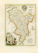 Europe and British Isles Map By Thomas Kitchin