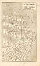 California Map By Ensign, Bridgeman & Fanning