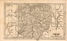 Midwest Map By Ensign, Bridgeman & Fanning