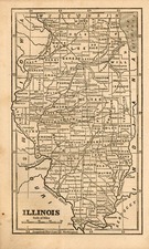 Midwest Map By Ensign, Bridgeman & Fanning