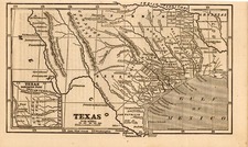 Texas Map By Ensign, Bridgeman & Fanning