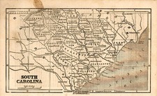 Southeast Map By Ensign, Bridgeman & Fanning