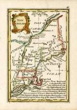 New England Map By John Gibson