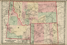 Plains and Rocky Mountains Map By G.W.  & C.B. Colton