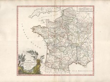 Europe and France Map By Gilles Robert de Vaugondy