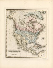 North America Map By Fielding Lucas Jr.
