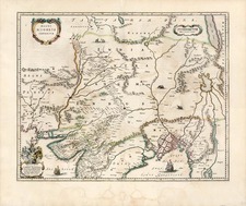 Asia, India and Central Asia & Caucasus Map By Willem Janszoon Blaeu