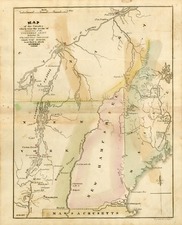 New England Map By James Yeager