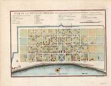 South Map By Jacques Nicolas Bellin