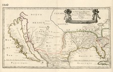 United States, Southeast, Southwest and California Map By Nicolas Sanson