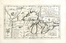 Midwest and Canada Map By Vincenzo Maria Coronelli