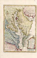 Mid-Atlantic and Southeast Map By Emanuel Bowen