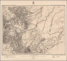 Southwest and Rocky Mountains Map By George M. Wheeler