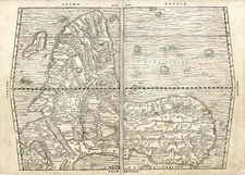 Africa and Africa Map By Giovanni Battista Ramusio