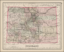 Southwest and Rocky Mountains Map By O.W. Gray