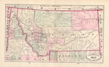 Plains and Rocky Mountains Map By HS Stebbins