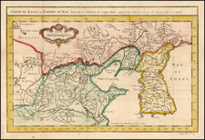 Asia, China and Korea Map By Jacques Nicolas Bellin