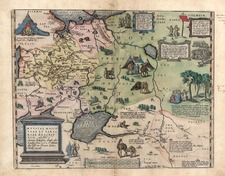 Europe, Russia, Asia, India, Central Asia & Caucasus and Russia in Asia Map By Abraham Ortelius