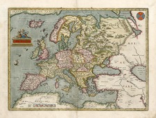 Europe and Europe Map By Abraham Ortelius