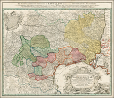 Europe and France Map By Homann Heirs