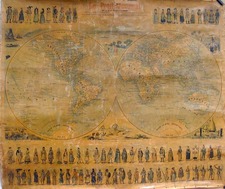 World and World Map By Menetrier