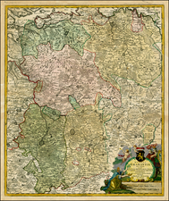 Netherlands Map By Johann Baptist Homann