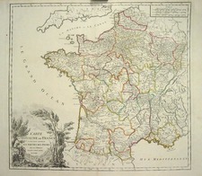 Europe and France Map By Gilles Robert de Vaugondy