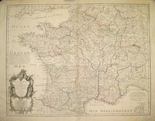 Europe and France Map By Georges Louis Le Rouge