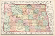 Plains Map By William Rand  &  Andrew McNally