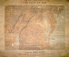 Mid-Atlantic Map By J. Schedler / Sarony, Major & Knapp