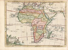 Africa and Africa Map By Thomas Jefferys