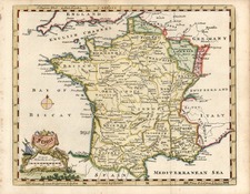 Europe and France Map By Thomas Jefferys